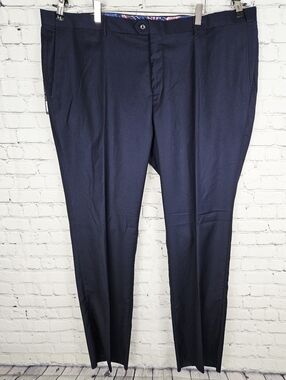 ALPHA + STEELE | AS1F3002 stretch modern slim fit suit trouser dress pants